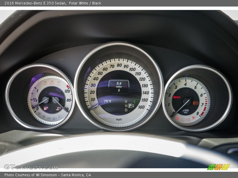 Polar White / Black 2016 Mercedes-Benz E 350 Sedan