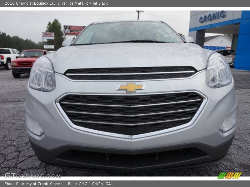 Silver Ice Metallic / Jet Black 2016 Chevrolet Equinox LT