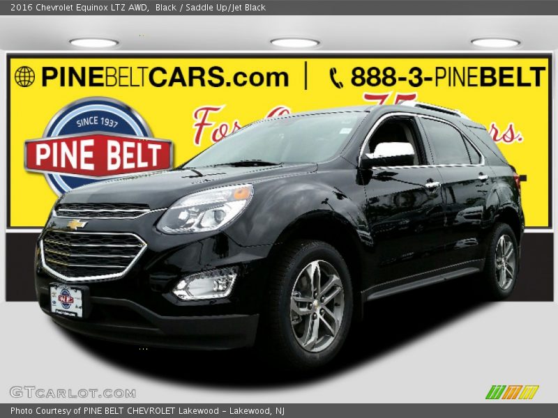 Black / Saddle Up/Jet Black 2016 Chevrolet Equinox LTZ AWD