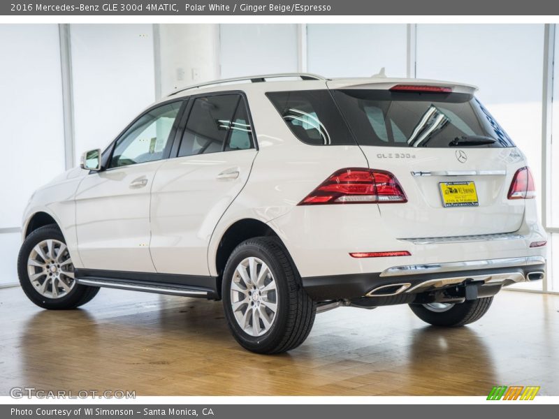 Polar White / Ginger Beige/Espresso 2016 Mercedes-Benz GLE 300d 4MATIC