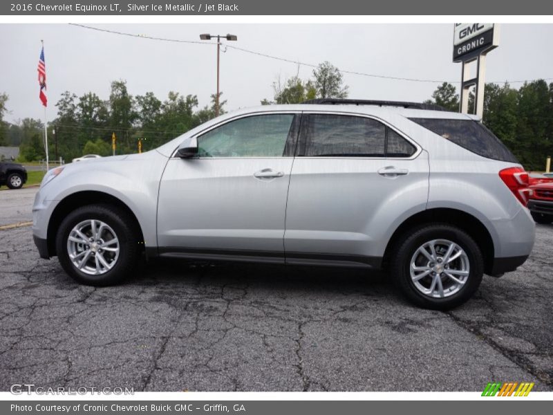 Silver Ice Metallic / Jet Black 2016 Chevrolet Equinox LT
