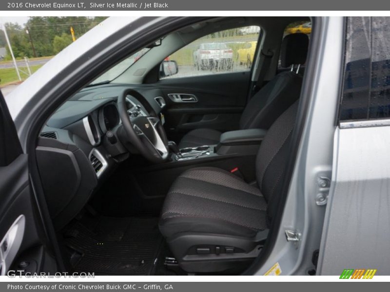 Silver Ice Metallic / Jet Black 2016 Chevrolet Equinox LT