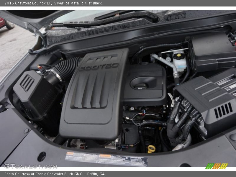 Silver Ice Metallic / Jet Black 2016 Chevrolet Equinox LT