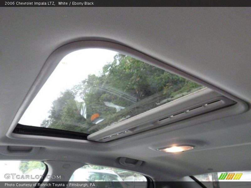 White / Ebony Black 2006 Chevrolet Impala LTZ