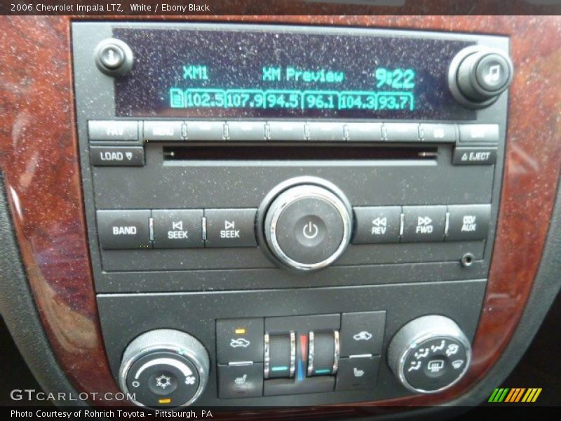 White / Ebony Black 2006 Chevrolet Impala LTZ
