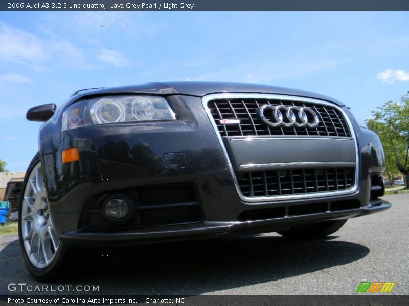 Lava Grey Pearl / Light Grey 2006 Audi A3 3.2 S Line quattro