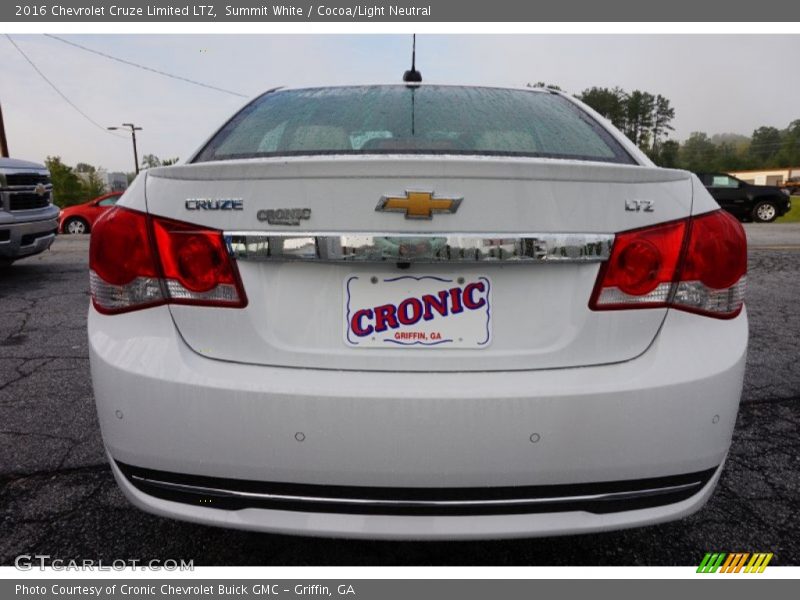 Summit White / Cocoa/Light Neutral 2016 Chevrolet Cruze Limited LTZ