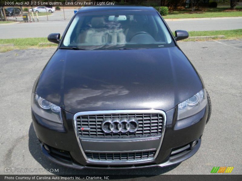 Lava Grey Pearl / Light Grey 2006 Audi A3 3.2 S Line quattro