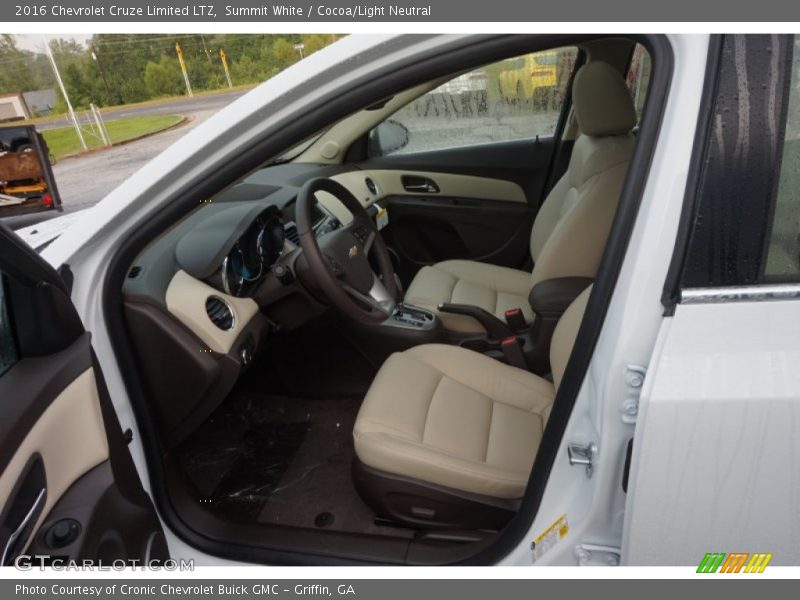 Summit White / Cocoa/Light Neutral 2016 Chevrolet Cruze Limited LTZ