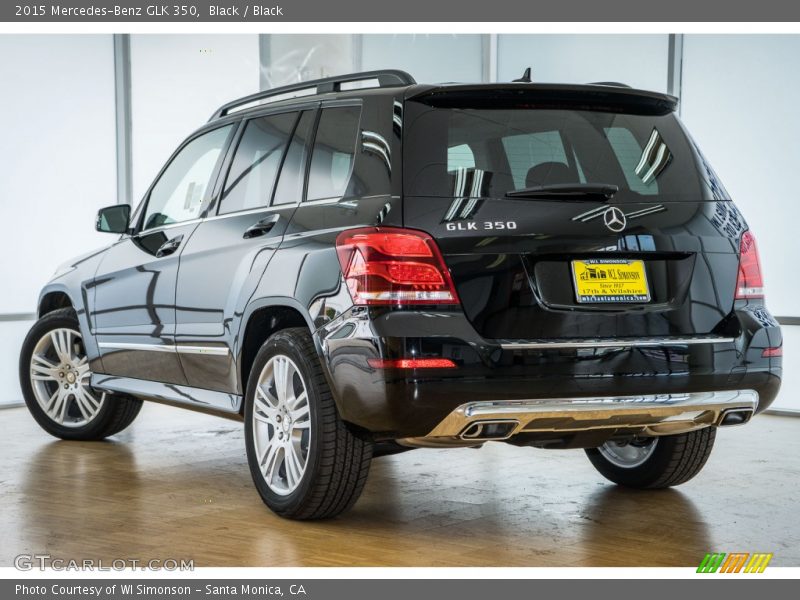 Black / Black 2015 Mercedes-Benz GLK 350