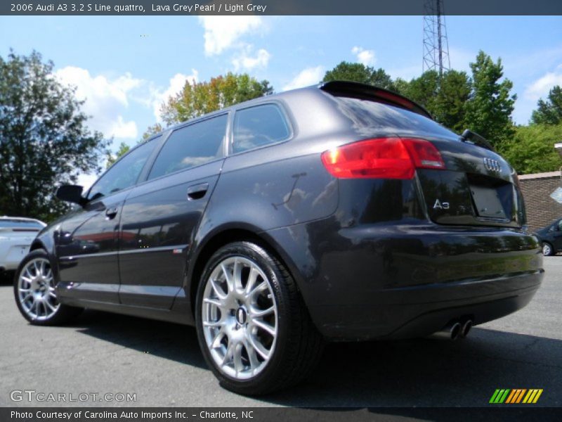 Lava Grey Pearl / Light Grey 2006 Audi A3 3.2 S Line quattro