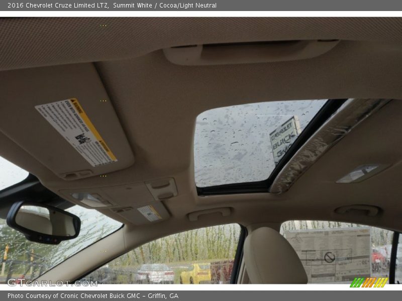 Summit White / Cocoa/Light Neutral 2016 Chevrolet Cruze Limited LTZ