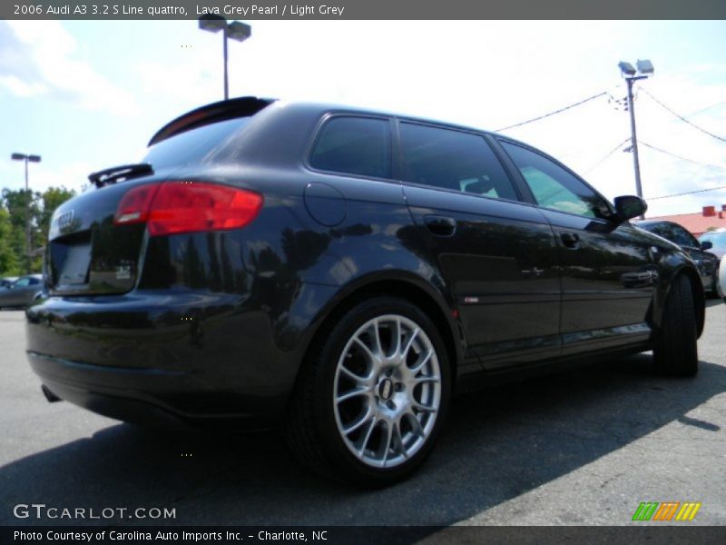Lava Grey Pearl / Light Grey 2006 Audi A3 3.2 S Line quattro