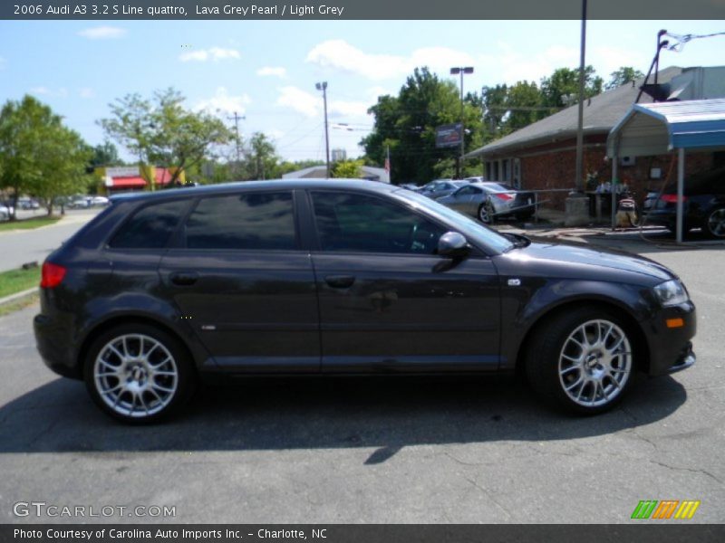 Lava Grey Pearl / Light Grey 2006 Audi A3 3.2 S Line quattro