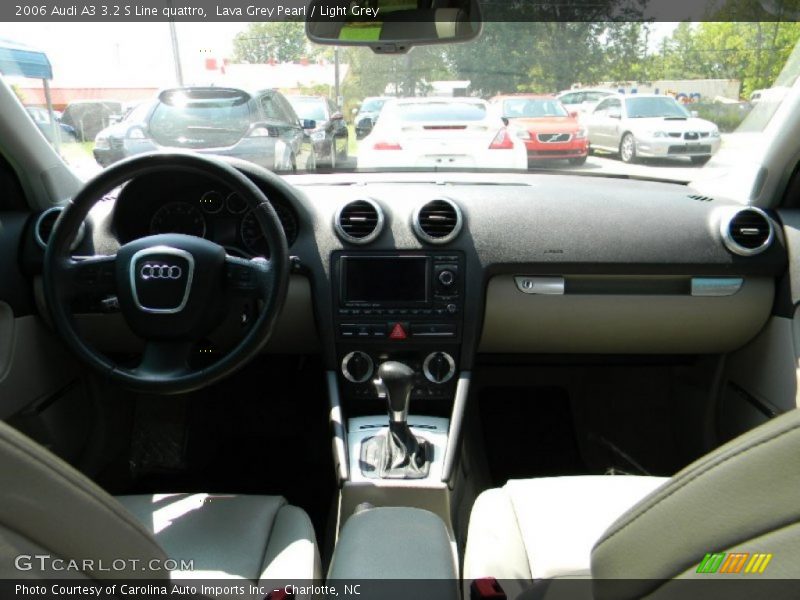 Lava Grey Pearl / Light Grey 2006 Audi A3 3.2 S Line quattro