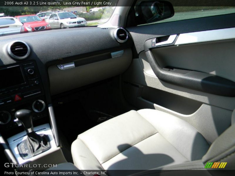Lava Grey Pearl / Light Grey 2006 Audi A3 3.2 S Line quattro