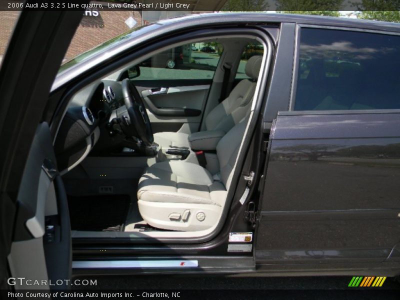 Lava Grey Pearl / Light Grey 2006 Audi A3 3.2 S Line quattro
