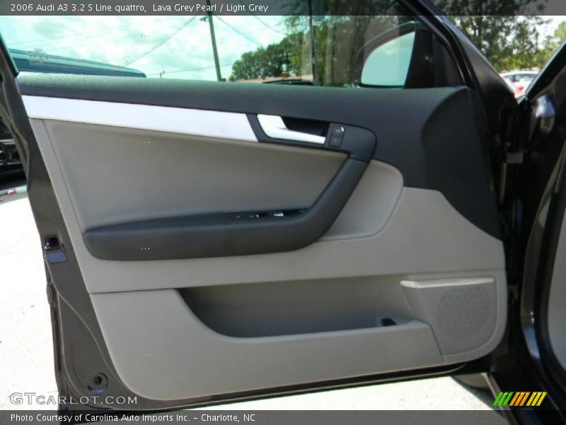 Lava Grey Pearl / Light Grey 2006 Audi A3 3.2 S Line quattro