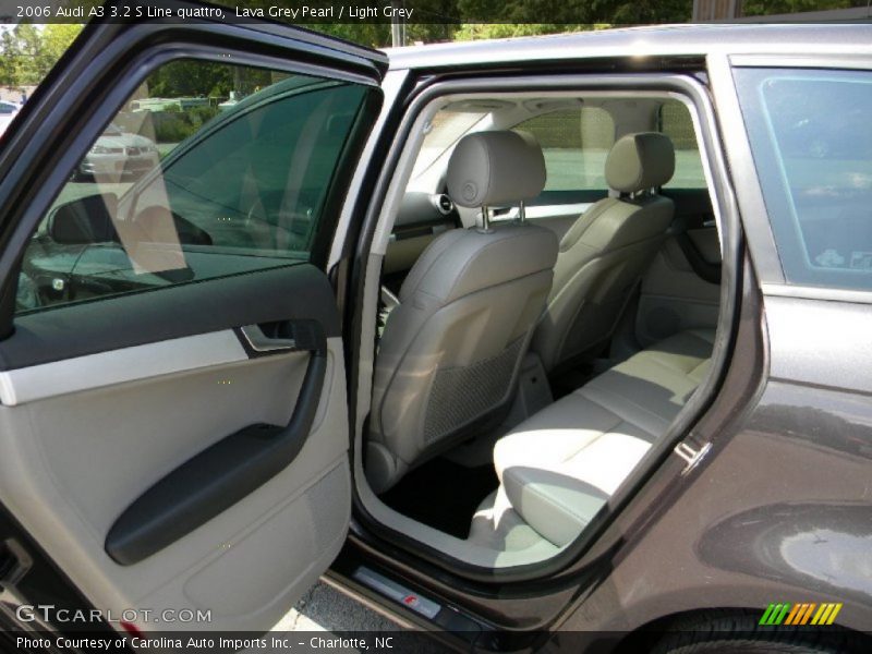 Lava Grey Pearl / Light Grey 2006 Audi A3 3.2 S Line quattro