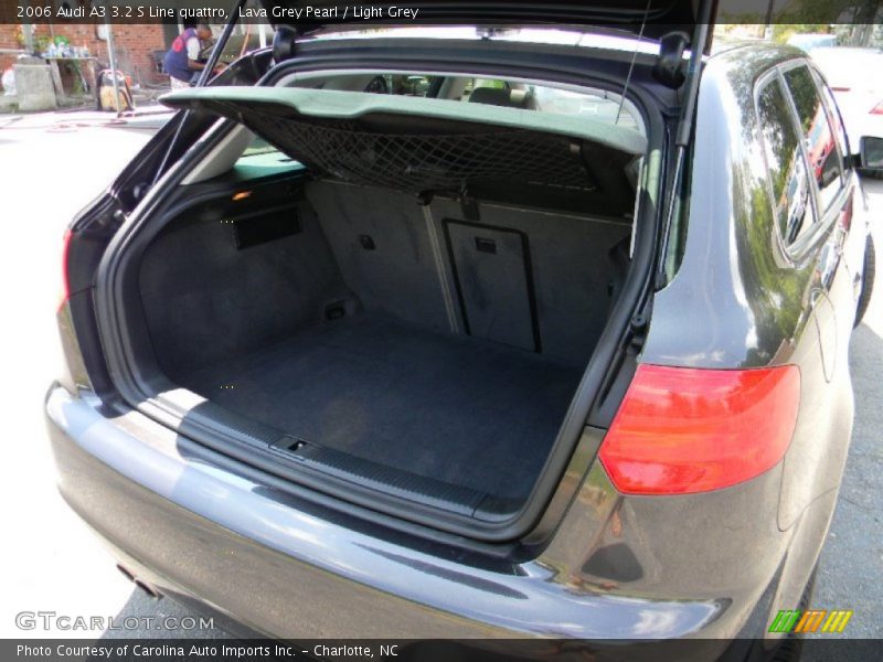 Lava Grey Pearl / Light Grey 2006 Audi A3 3.2 S Line quattro