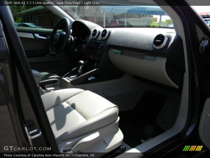 Lava Grey Pearl / Light Grey 2006 Audi A3 3.2 S Line quattro
