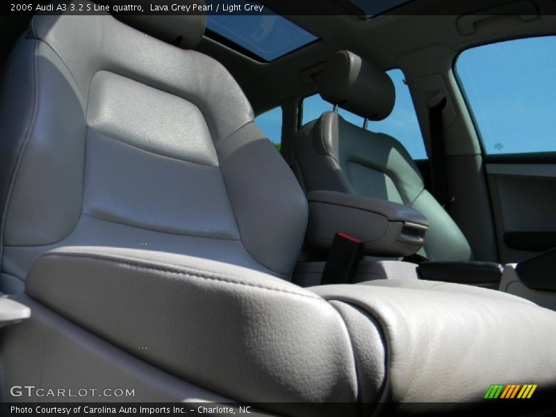 Lava Grey Pearl / Light Grey 2006 Audi A3 3.2 S Line quattro