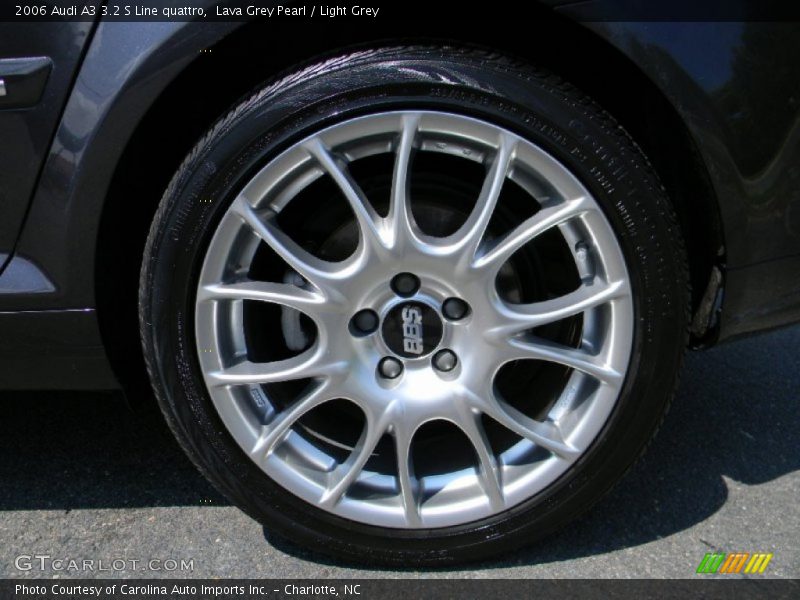 Lava Grey Pearl / Light Grey 2006 Audi A3 3.2 S Line quattro