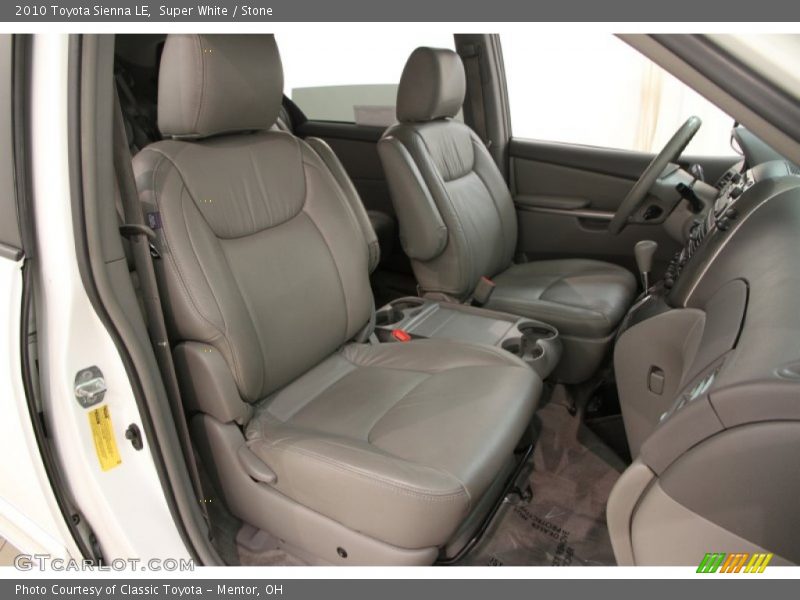 Super White / Stone 2010 Toyota Sienna LE