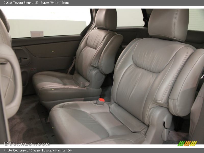 Super White / Stone 2010 Toyota Sienna LE