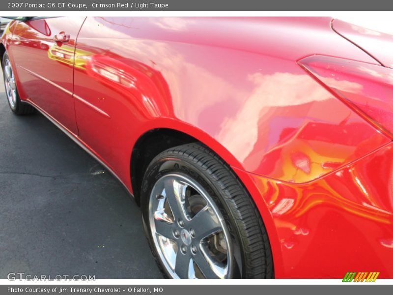 Crimson Red / Light Taupe 2007 Pontiac G6 GT Coupe