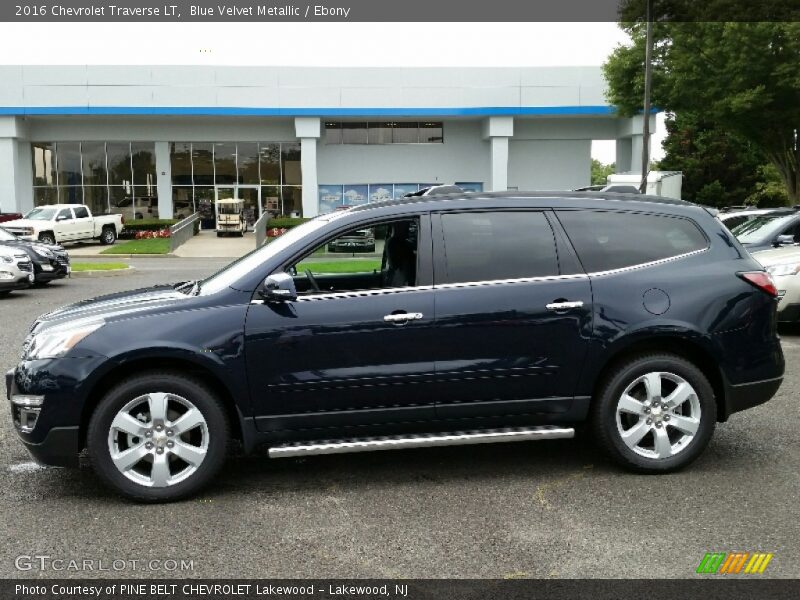 Blue Velvet Metallic / Ebony 2016 Chevrolet Traverse LT