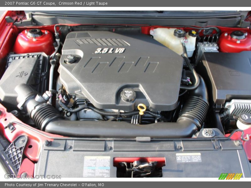 Crimson Red / Light Taupe 2007 Pontiac G6 GT Coupe