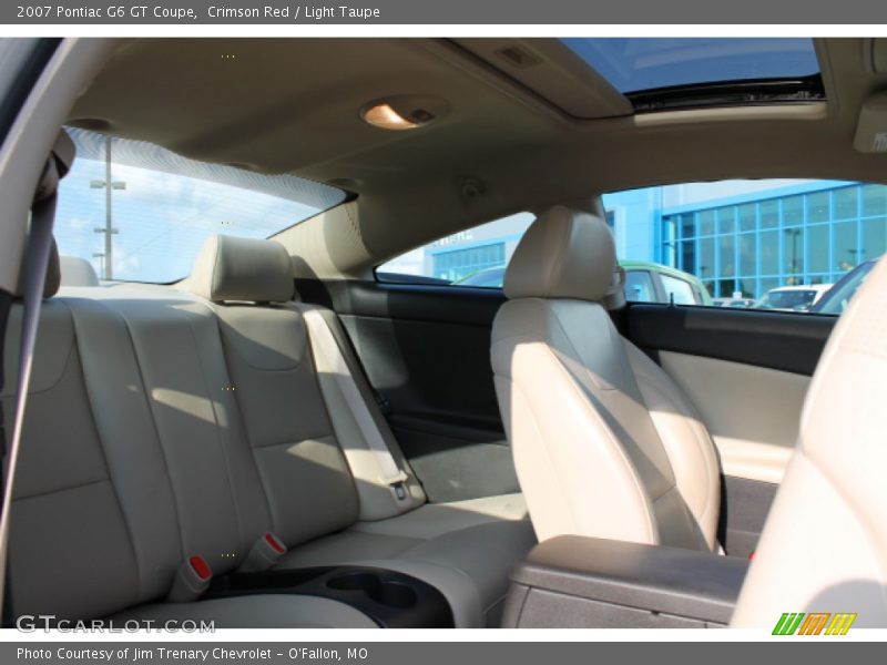Crimson Red / Light Taupe 2007 Pontiac G6 GT Coupe