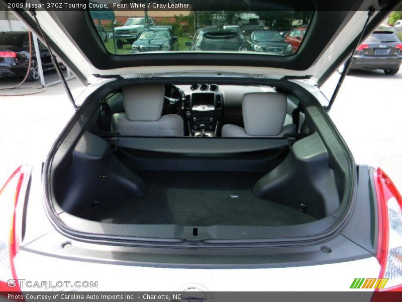 Pearl White / Gray Leather 2009 Nissan 370Z Touring Coupe