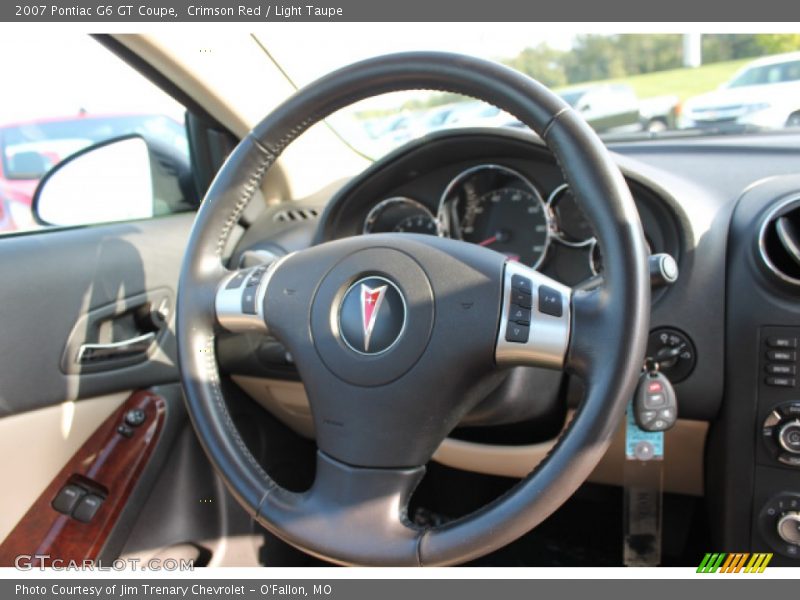 Crimson Red / Light Taupe 2007 Pontiac G6 GT Coupe