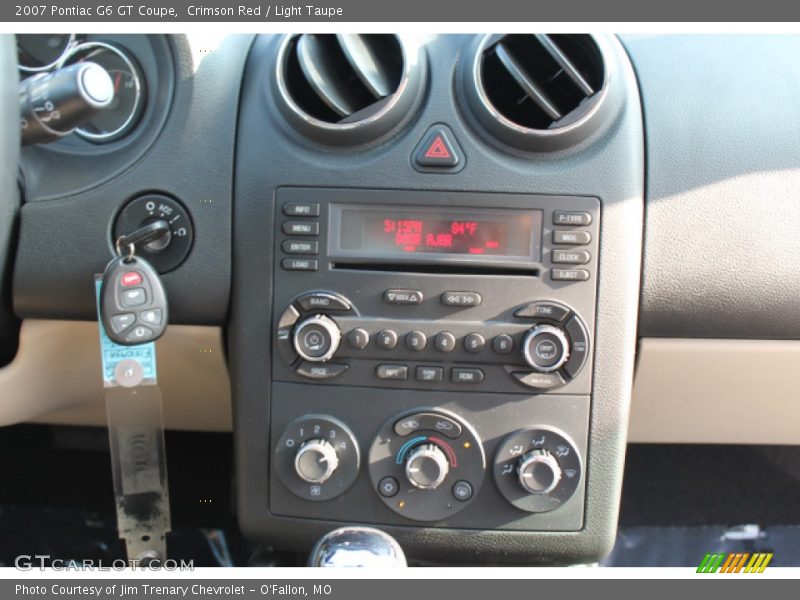 Crimson Red / Light Taupe 2007 Pontiac G6 GT Coupe