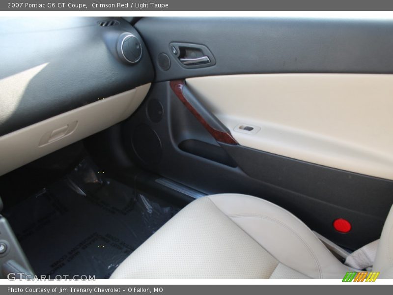 Crimson Red / Light Taupe 2007 Pontiac G6 GT Coupe