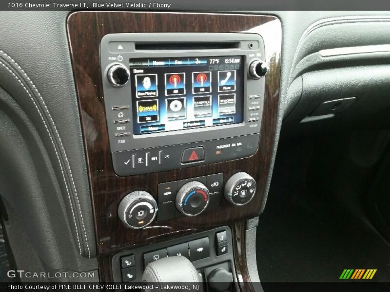 Blue Velvet Metallic / Ebony 2016 Chevrolet Traverse LT