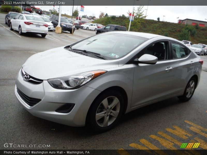 Silver / Gray 2013 Hyundai Elantra GLS
