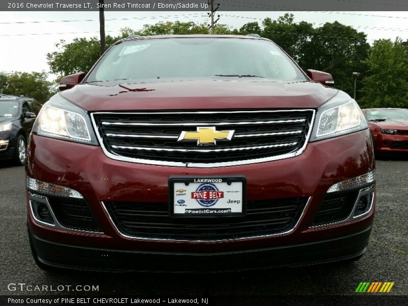 Siren Red Tintcoat / Ebony/Saddle Up 2016 Chevrolet Traverse LT