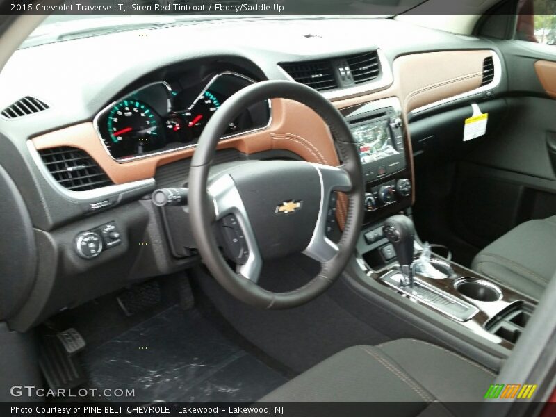Siren Red Tintcoat / Ebony/Saddle Up 2016 Chevrolet Traverse LT