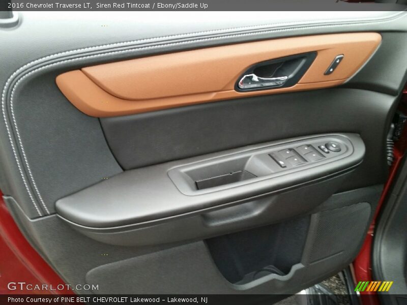 Siren Red Tintcoat / Ebony/Saddle Up 2016 Chevrolet Traverse LT