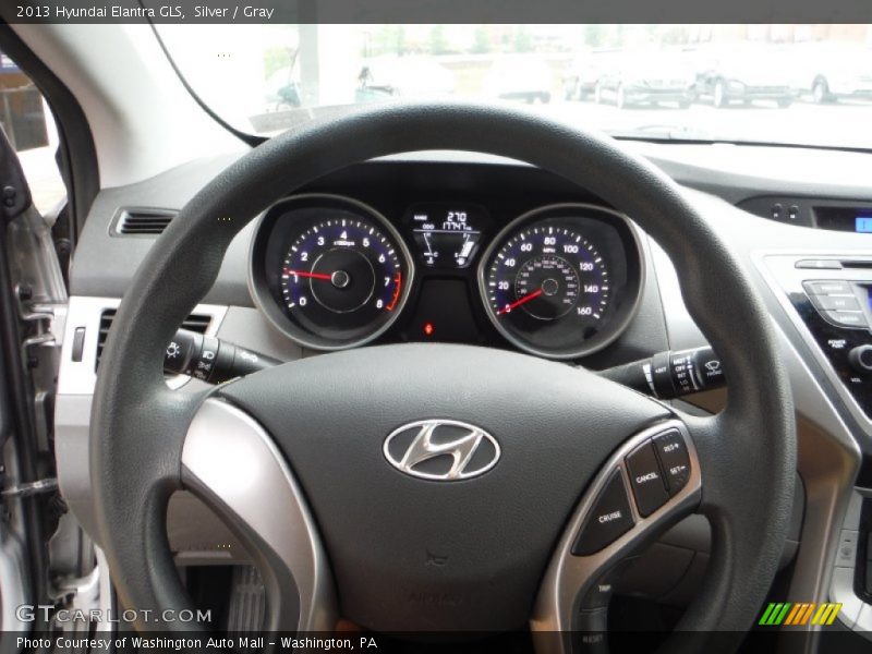 Silver / Gray 2013 Hyundai Elantra GLS
