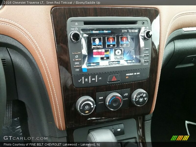 Siren Red Tintcoat / Ebony/Saddle Up 2016 Chevrolet Traverse LT