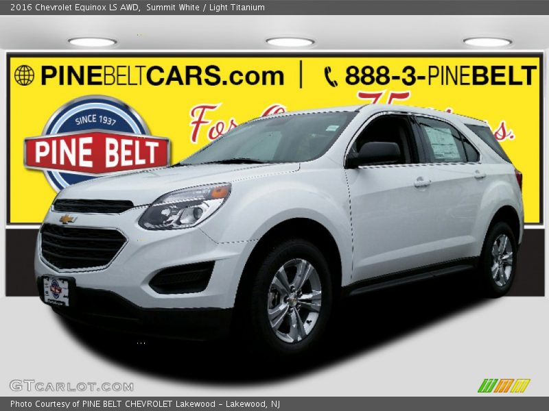 Summit White / Light Titanium 2016 Chevrolet Equinox LS AWD