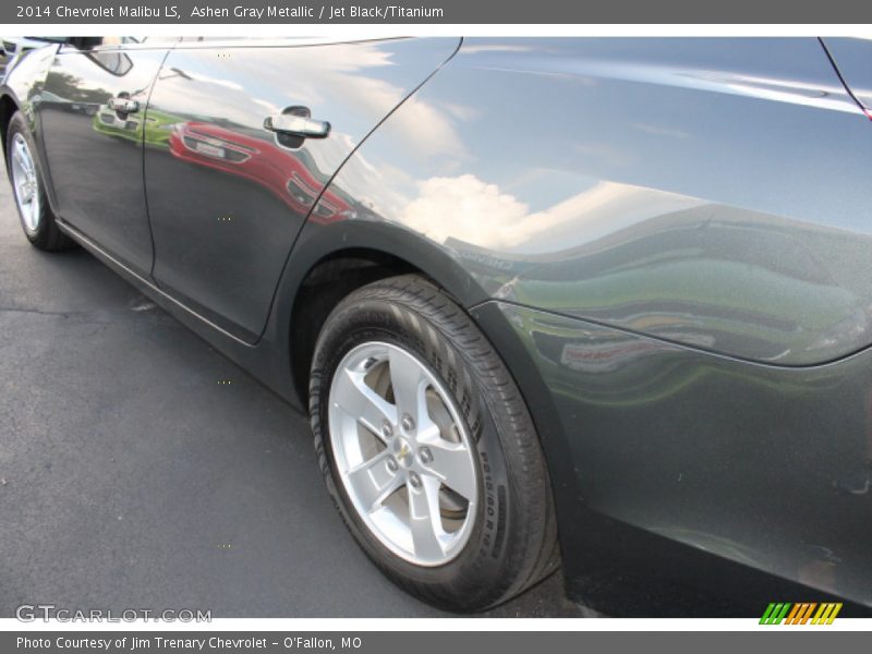 Ashen Gray Metallic / Jet Black/Titanium 2014 Chevrolet Malibu LS