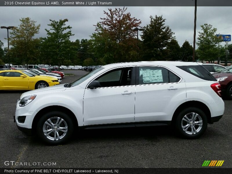 Summit White / Light Titanium 2016 Chevrolet Equinox LS AWD