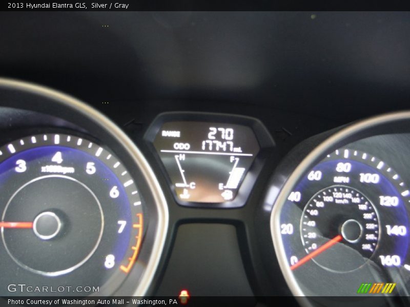 Silver / Gray 2013 Hyundai Elantra GLS