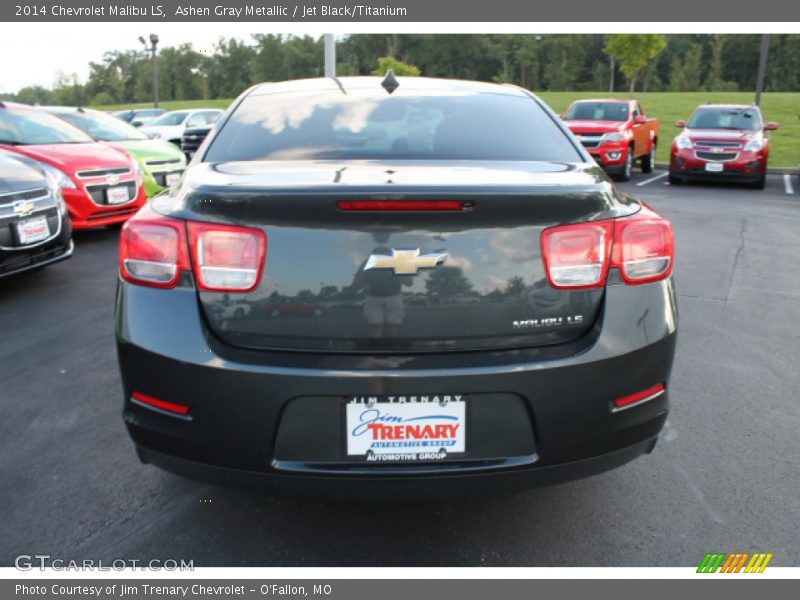 Ashen Gray Metallic / Jet Black/Titanium 2014 Chevrolet Malibu LS