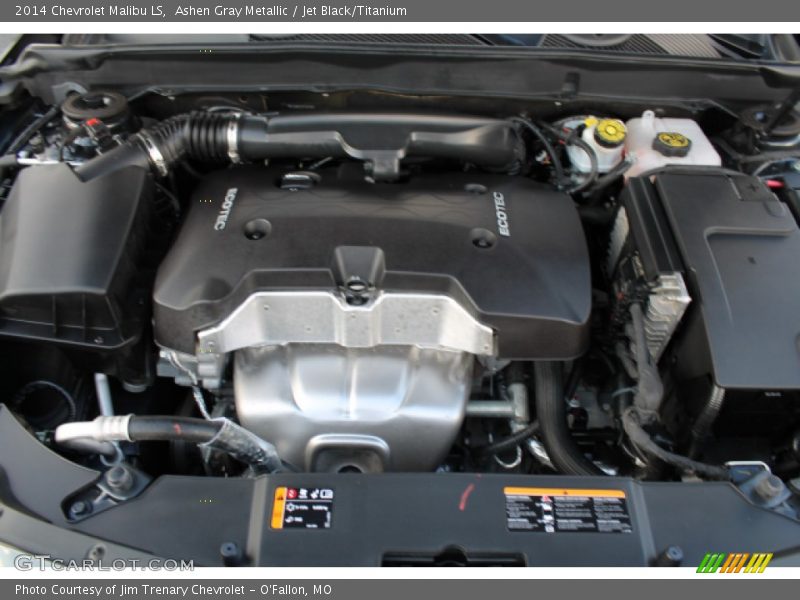 Ashen Gray Metallic / Jet Black/Titanium 2014 Chevrolet Malibu LS